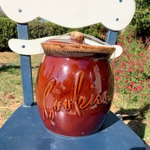 Vintage style cookie jar